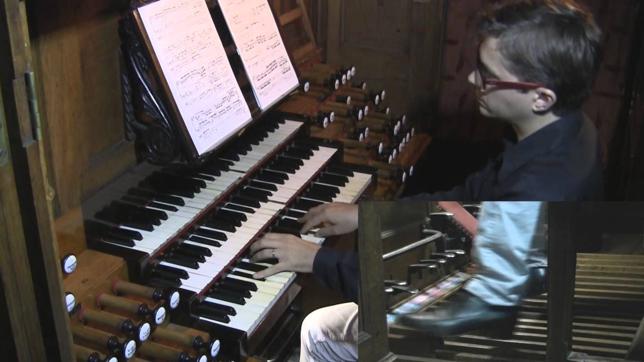 Max Reger : Introduktion, Variationen und Fuge opus 73 (extract) - Jean-Baptiste Dupont, orgue