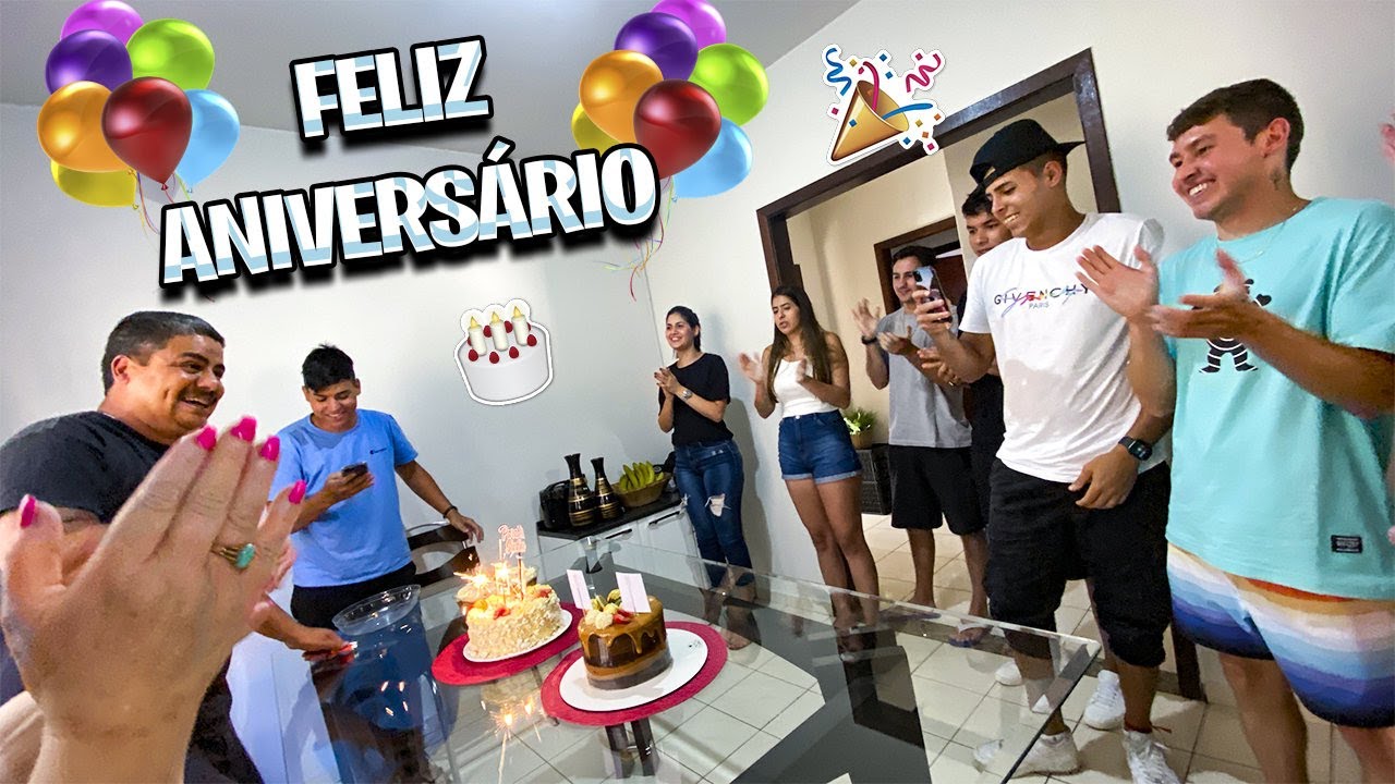 FESTA SURPRESA PARA O ELTOM *sindico da casa dos hunters*