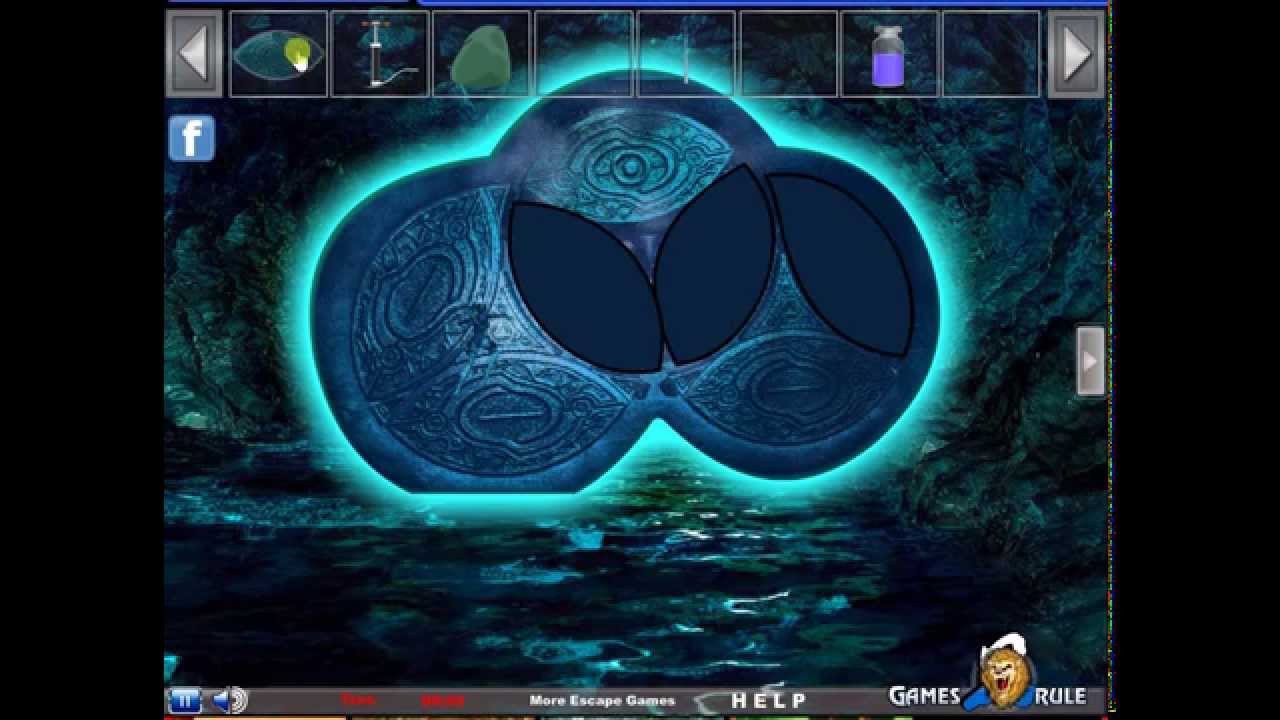 Underwater cave escape - soluce