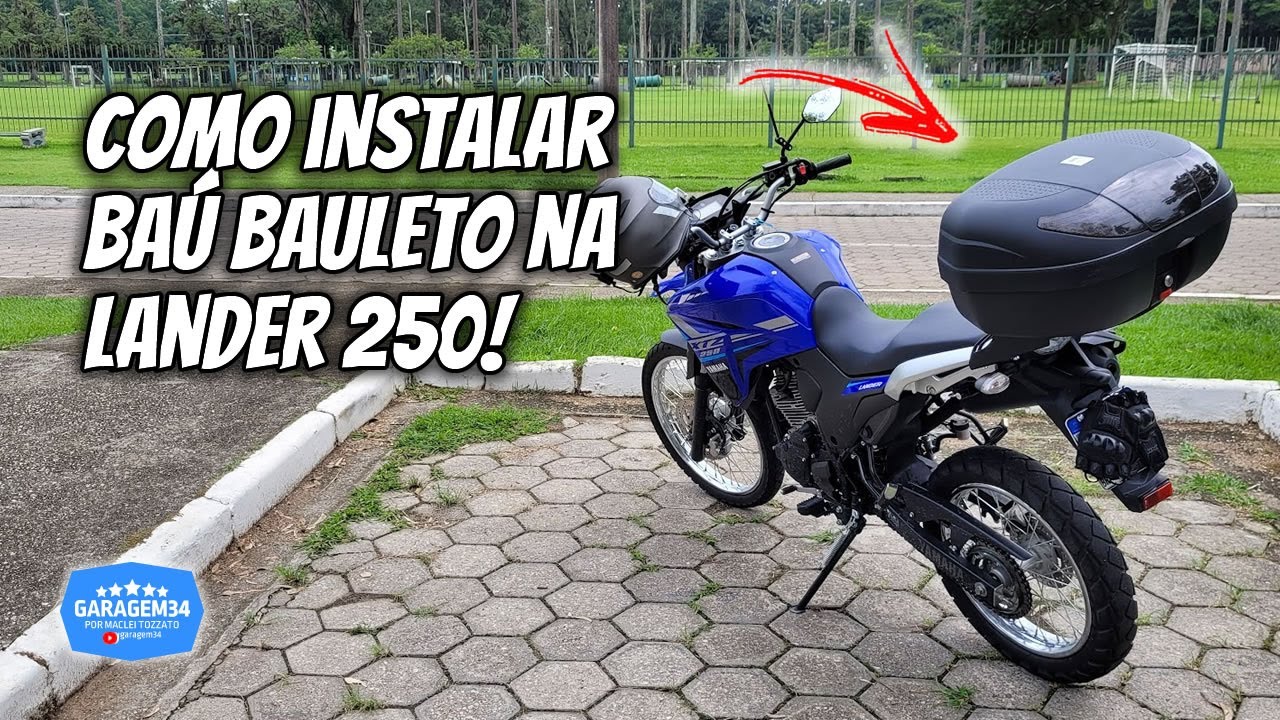 COMO INSTALAR BAULETO NA LANDER 250!