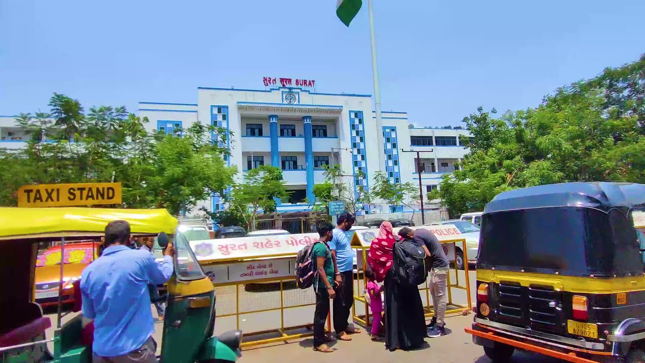 Surat City Drive Tour | Station To VR Mall |#Surat #drivetour