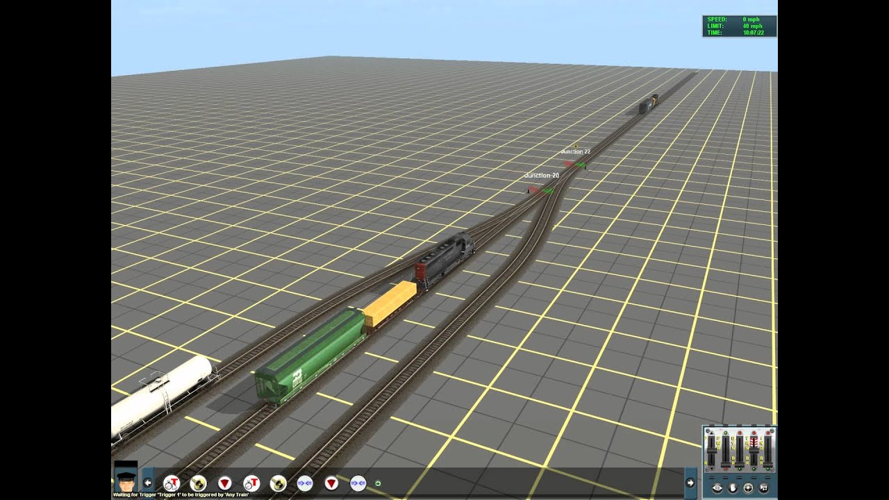 Trainz TS12 - a demonstration of using commands for AI switching