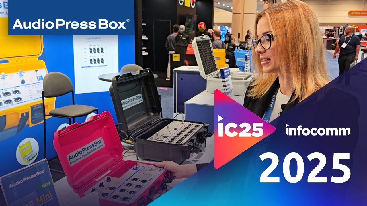 AudioPressBox at InfoComm 2025 in Orlando