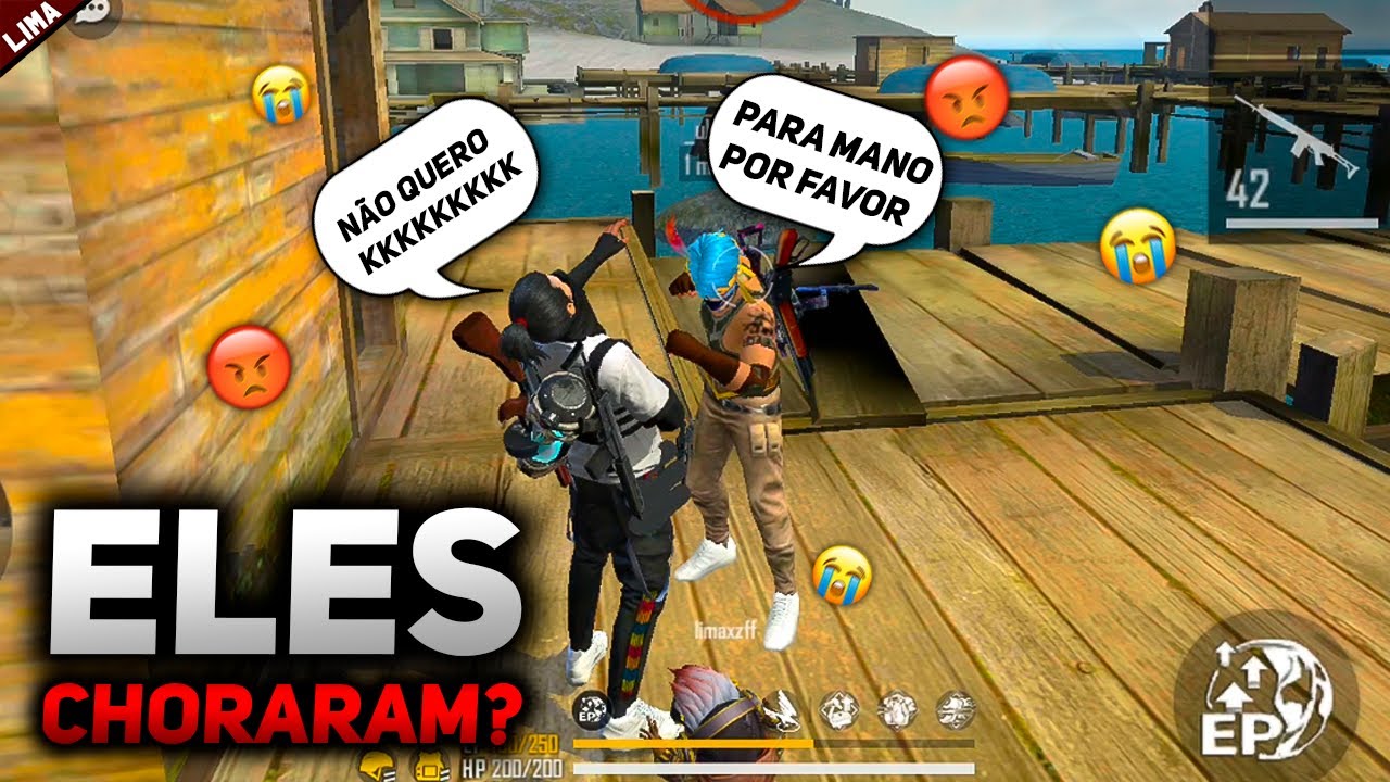 IRRITANDO CRIANÇAS NA RANQUEADA DO FREE FIRE!! 😂🔥