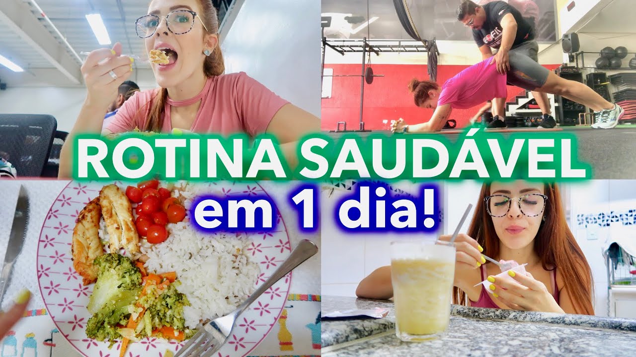 ROTINA ALIMENTAR SAUD&Aacute;VEL E EQUILIBRADA -  REFEI&Ccedil;&Otilde;ES POR 1 DIA