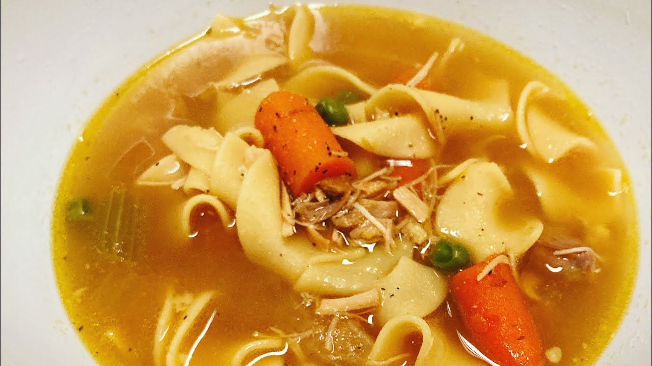 How to make chicken noodle soup