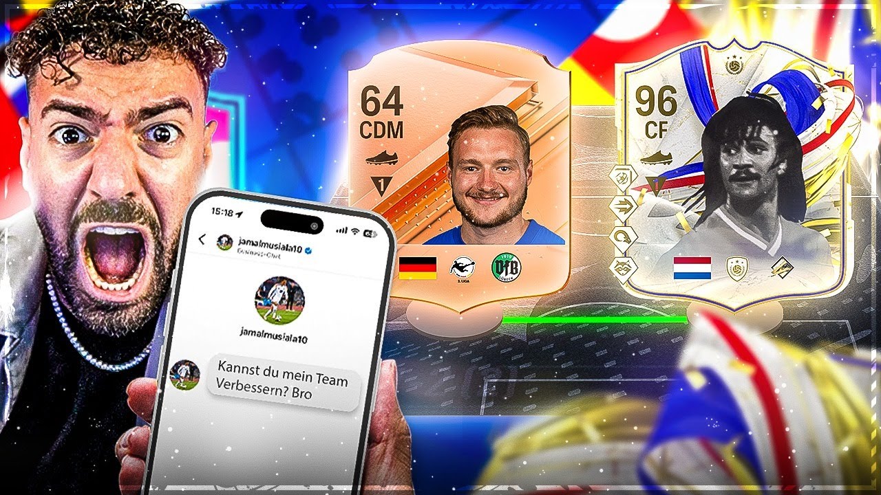 ich HABE 24 STUNDEN den ACOUNT EINES FUSSBALLPROFIS VERBESSERT 🔥😱 (OMGG PACK LUCK!!)