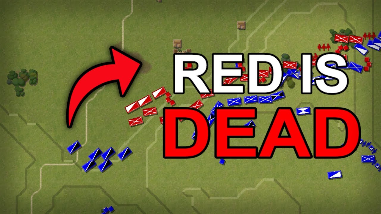 Blue's Cavalry DESTROYED Red!