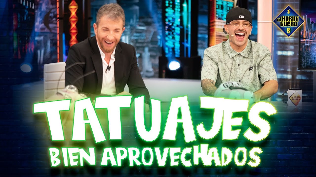 Tatuajes que ve (o no ve) el gran Feid - El Hormiguero