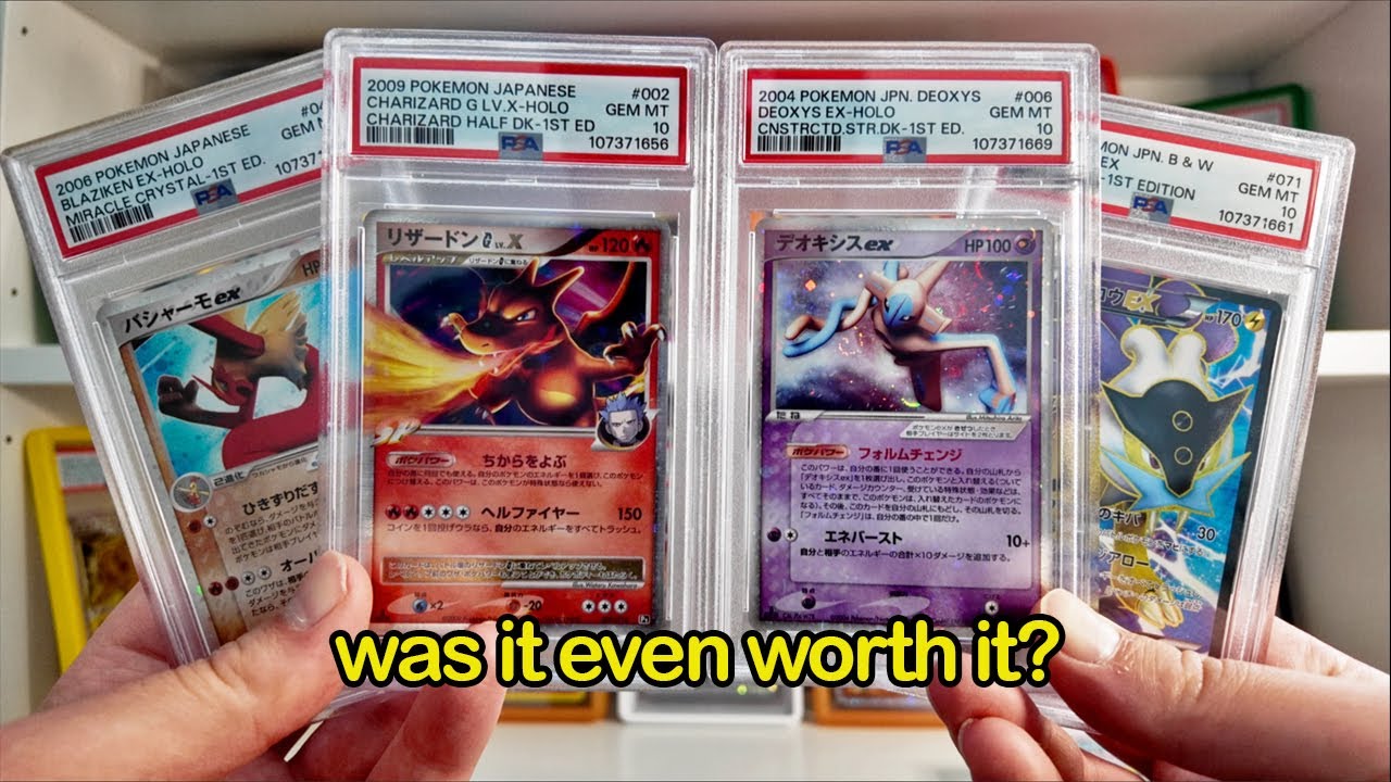 The Harsh Reality of Grading Pokemon Cards from Japan