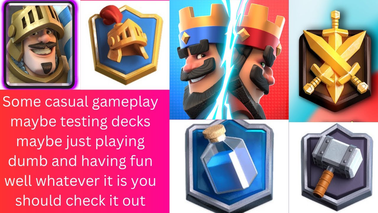 Clash Royale casual gameplay with commentary