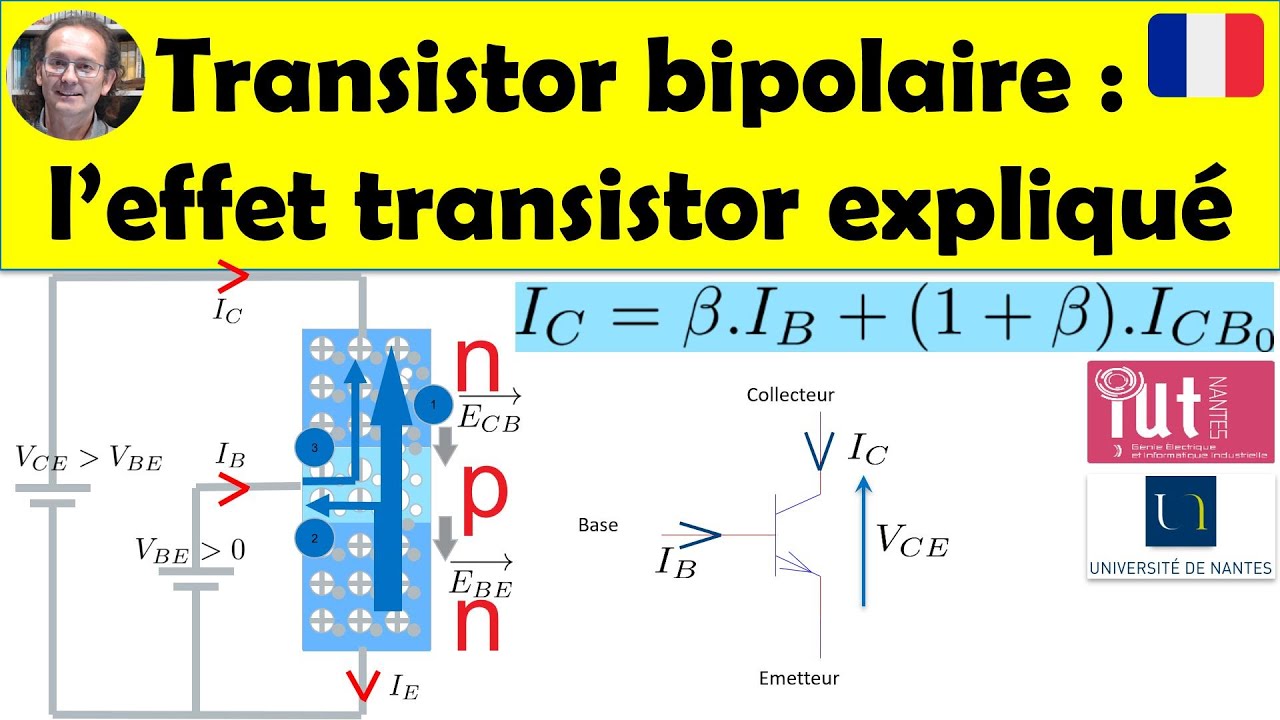 Transistor bipolaire : l'effet transistor expliqué