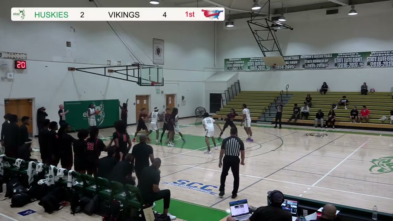 ELAC Huskies Men's Basketball vs Long Beach City College Vikings
