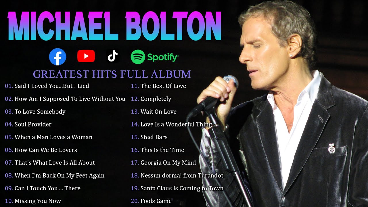 MICHAEL BOLTON Greatest Hits Full Album 🎶 Best Love Songs Collection (HQ Audio) #r6