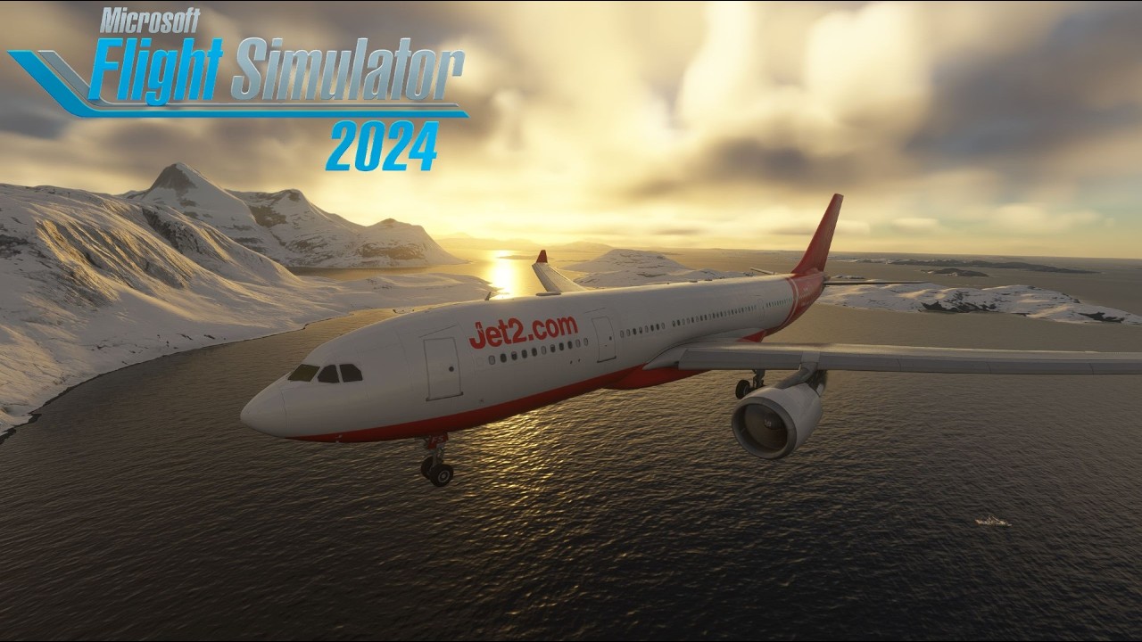Flight Simulator 2024 | A330 Arctic Flight | Reykjavik ✈ Nuuk | MSFS 2024 | FULL FLIGHT