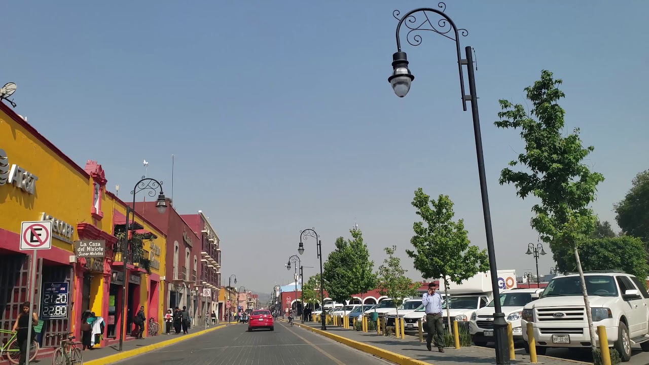 Recorrido y sonidos por las calles del centro de San Pedro Cholula 4k