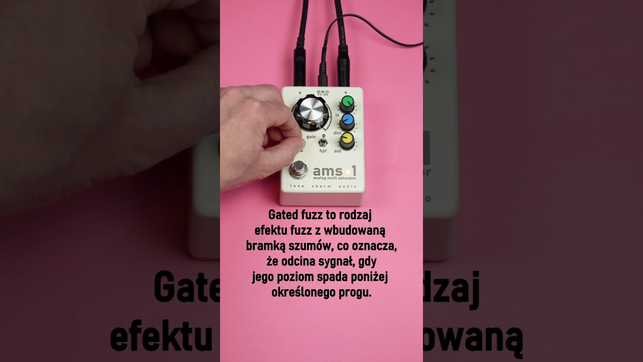 Czy wiesz czym jest brzmienie gated fuzz? Oto przykład brzmiena gitary z polskim efektem AMS-1