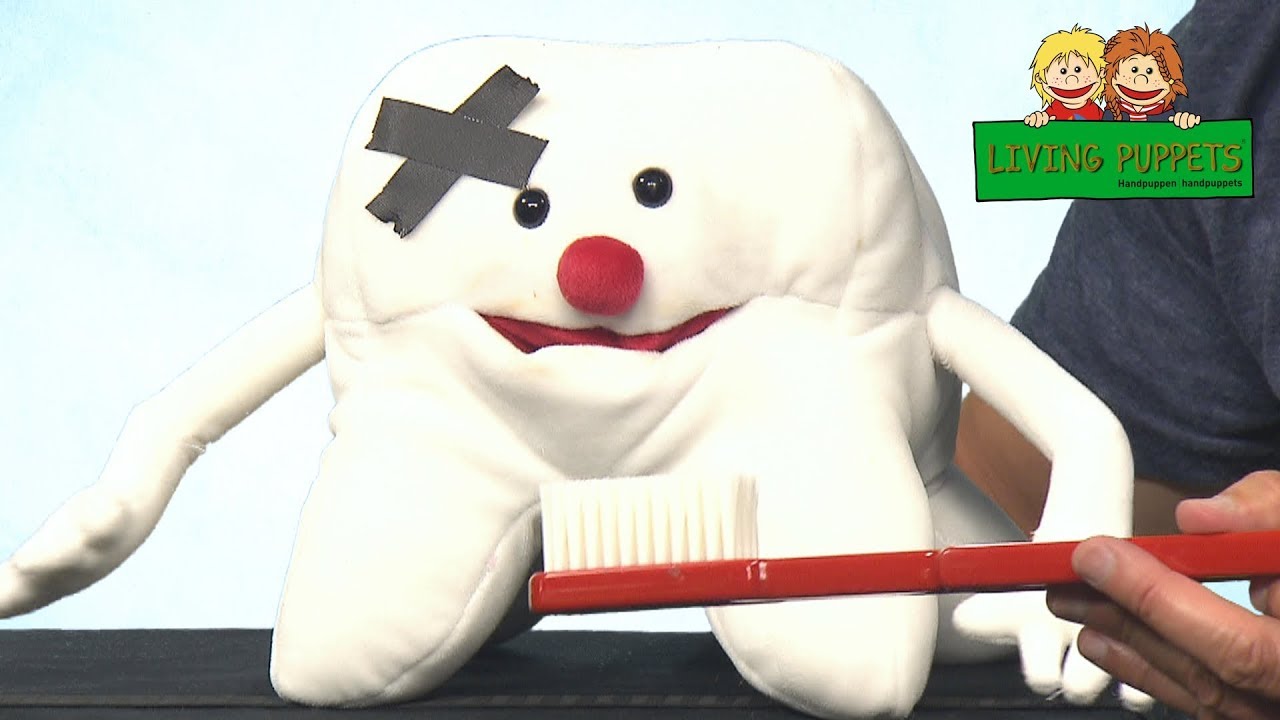 Spass beim Z&auml;hneputzen - Living Puppets Handpuppen mit  Bauchredner  Benjamin Tomkins