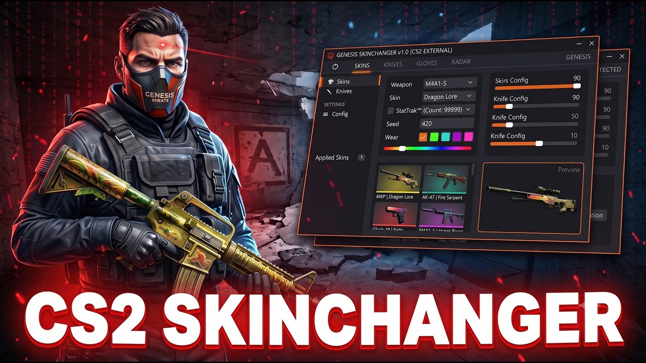 CS2 Skin Changer 2026 - Free Skinchanger + Unlock All Skins