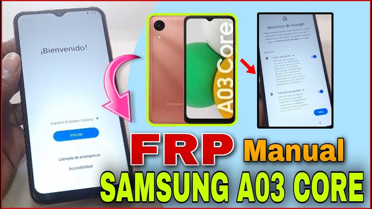 Frp Samsung A03 Core | Cuenta Google Samsung A03 Core