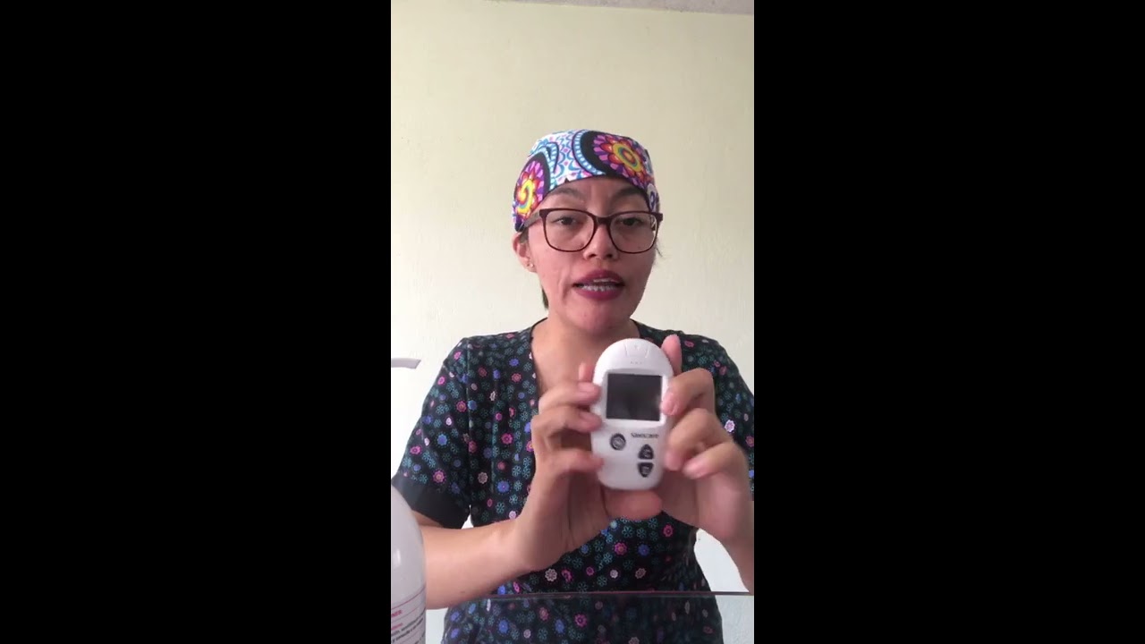 Glucemia capilar/Procedimiento/Uso de gluc&oacute;metro