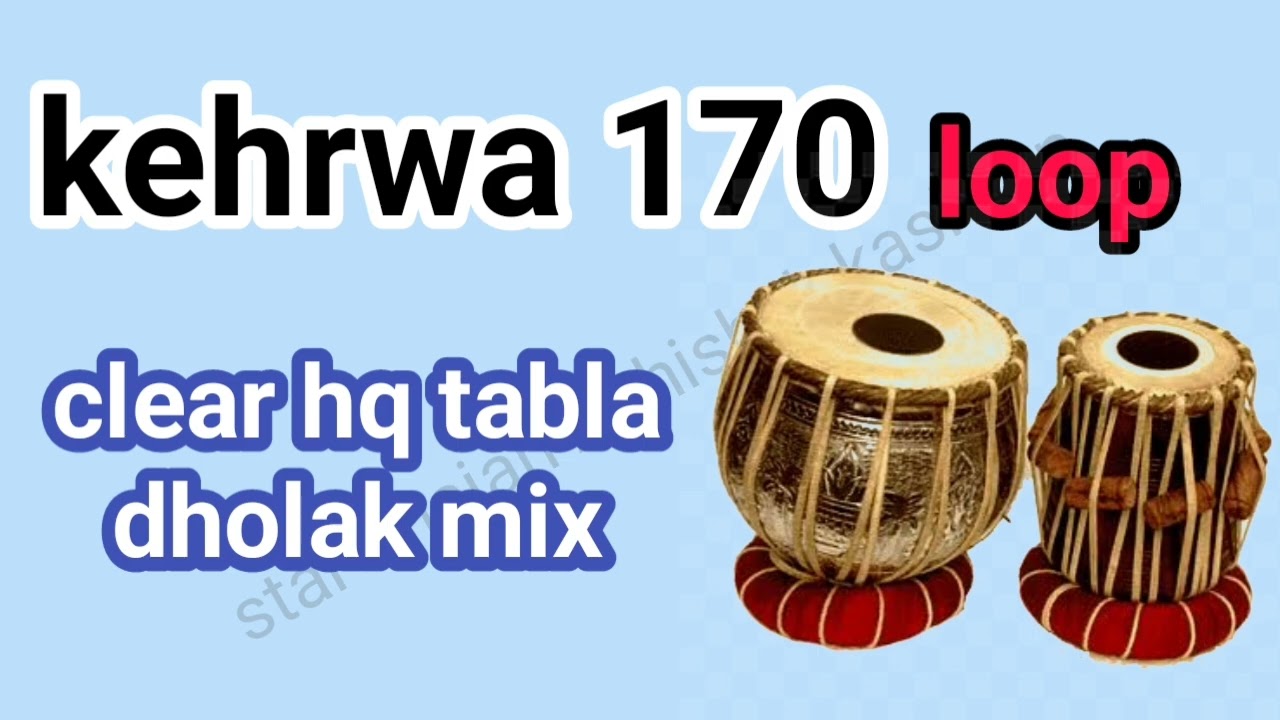 Tabla Dholak tempo 170 Free download for sampler Roland Korg Yamaha Akai