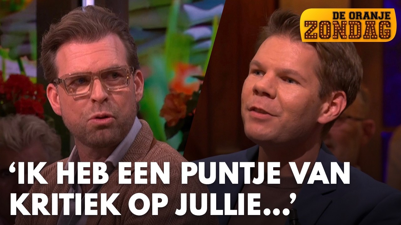 Victor Vlam bij De Oranjezondag: 'Ik heb een puntje van kritiek op jullie allemaal...'