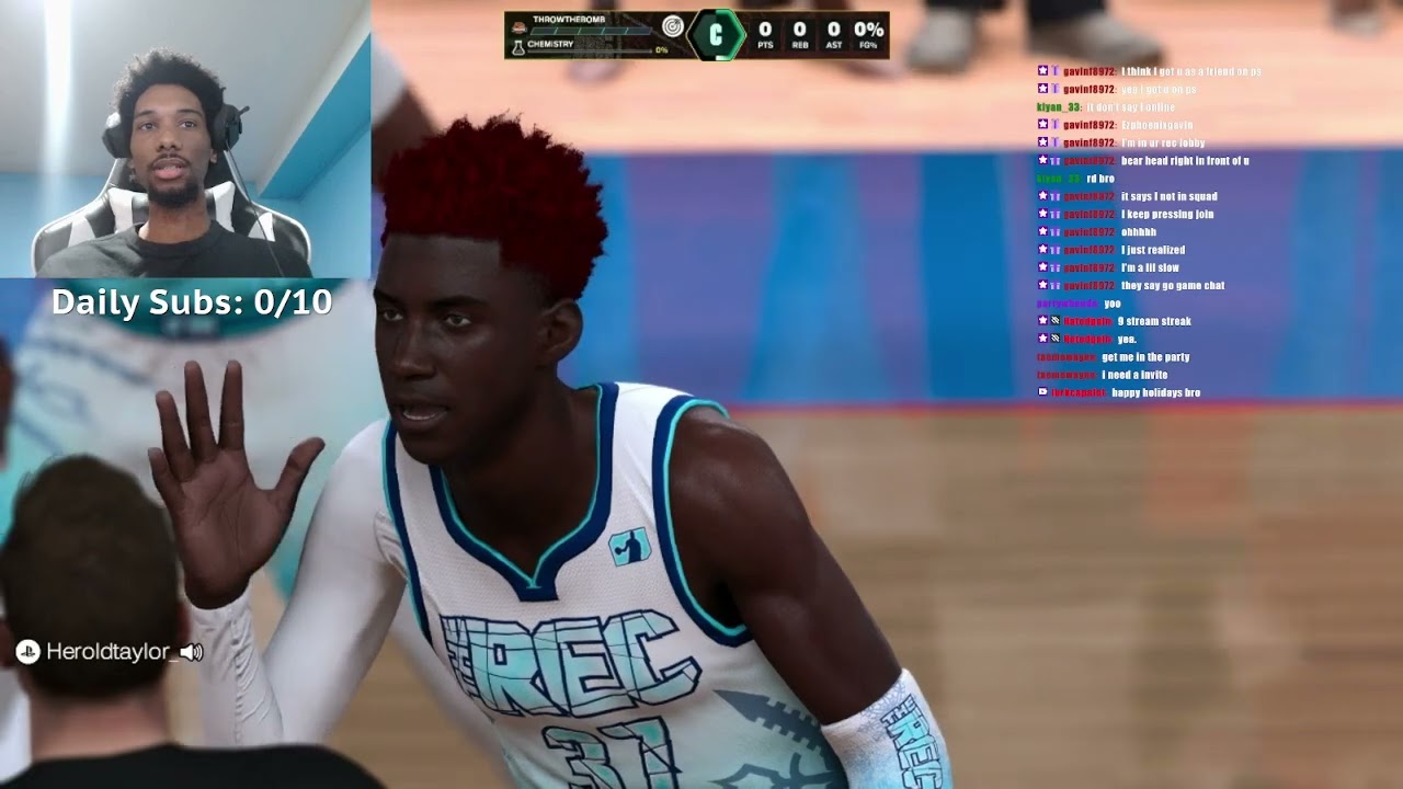 Herold Taylor hits Daily Sub Goal on Christmas Eve! NBA 2k26 REC (Full Stream 12-24-2025)