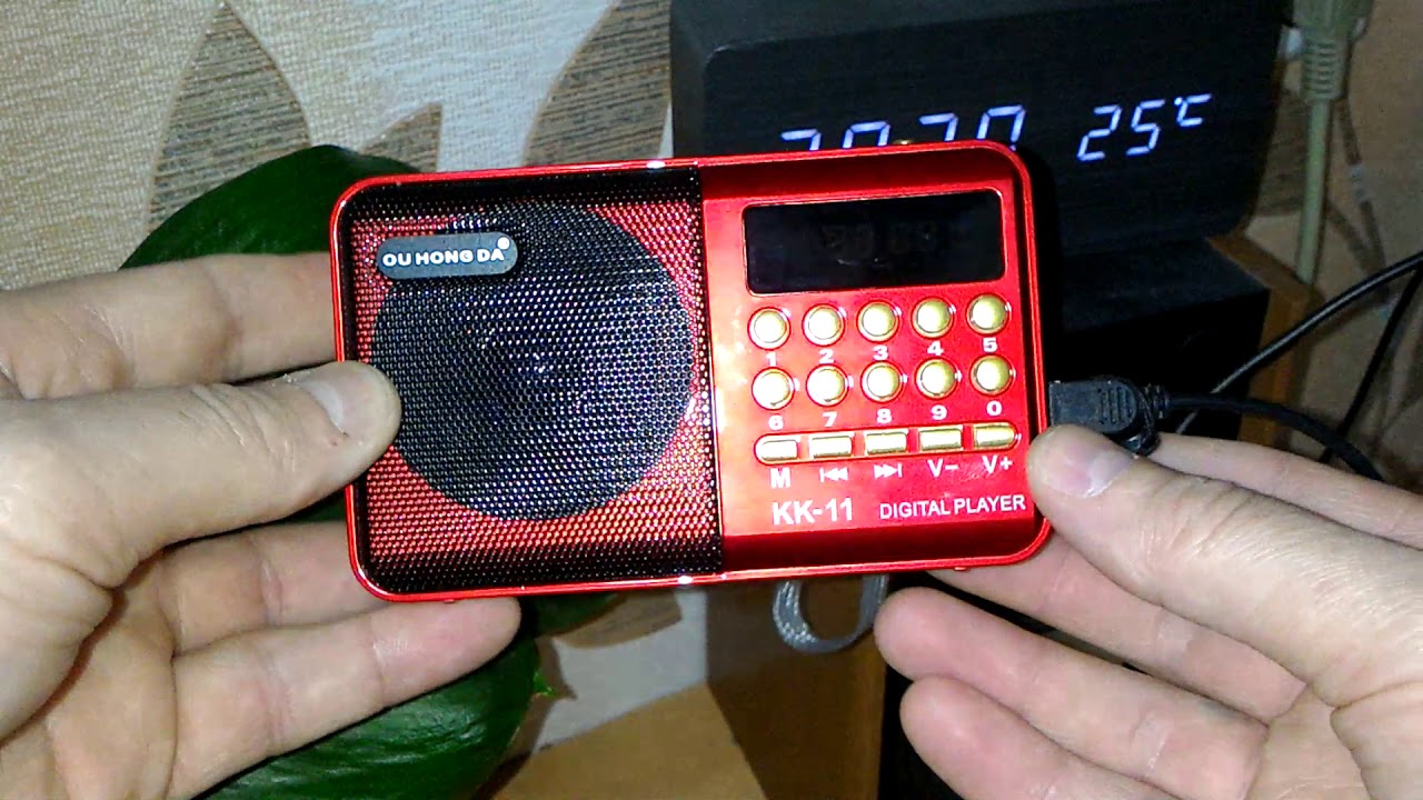 Чёткий 👍 КК11 радиоприёмник FM МП3 💥 отзыв...