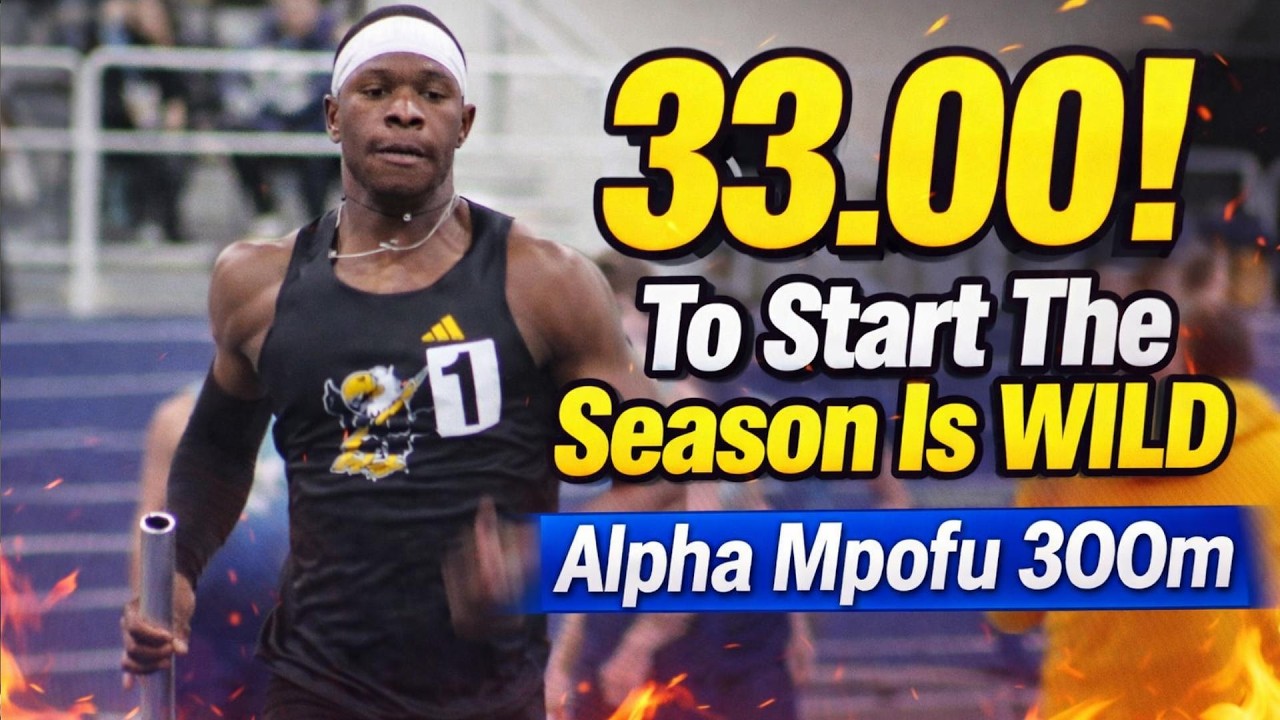 33.00 To Start The Season Is WILD Alpha Mpofu 300m | APLHA MPOFU 300M INR