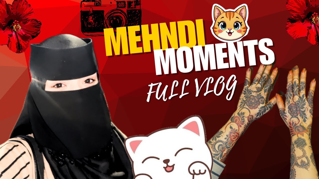 Mehndi Moments | Full Vlog | My mehndi | My team | Mehndi artists 