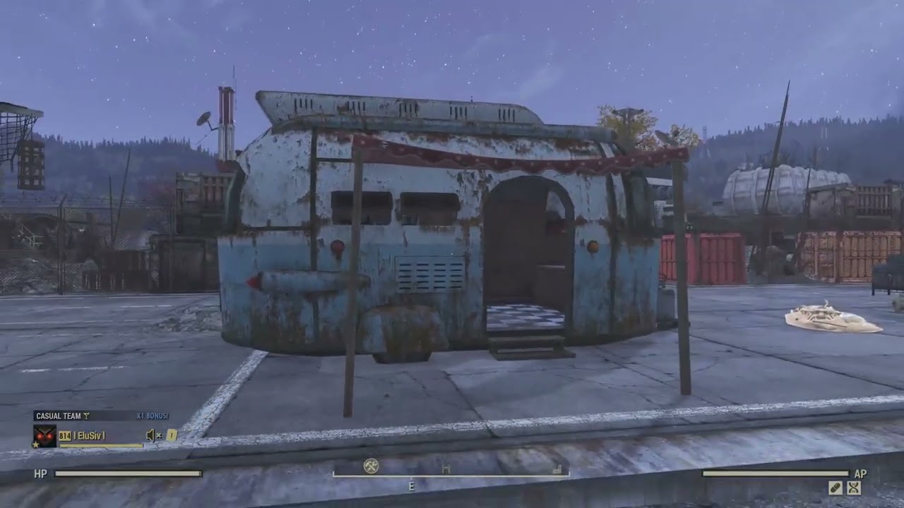 How To Merge items into the Blue Vintage Camper in Fallout 76