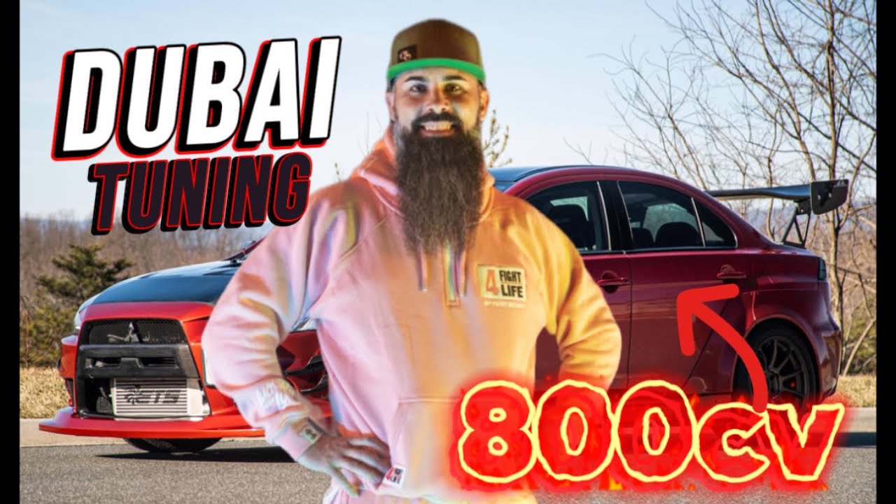¡ENCUENTRO coches TUNING con 800cv, METANOL y OXIDO NITROSO en DUBAI! FERRARIS, PORSCHES, y MAS!