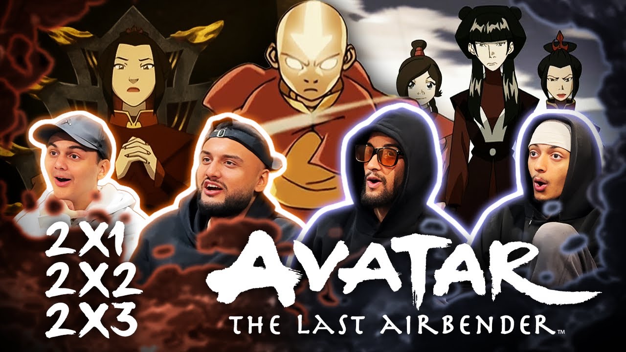 BROTHERS watch AVATAR: The Last Airbender 2x1 - 2x3 | FIRST TIME REACTION