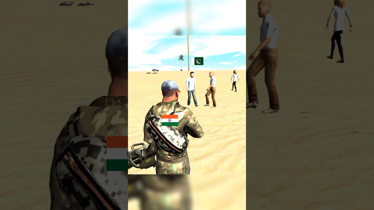 India Vs Pakistan 🥵😈 || Indian Bike Driving 3d || 