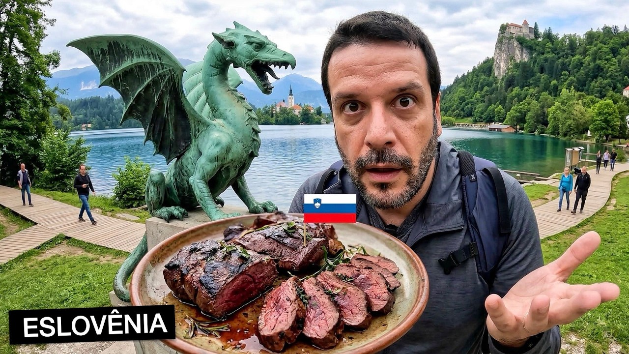 Primeiro dia no país dos Castelos e Dragões 🇸🇮