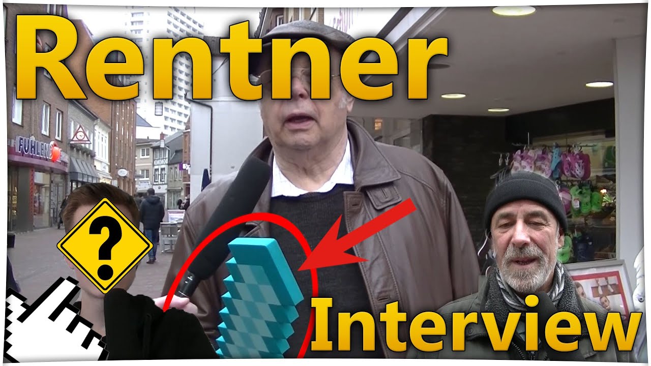 Minecraft PvP Rentner am Start ! - Minecraft Rentner Interview + ICH ZEIGE MICH