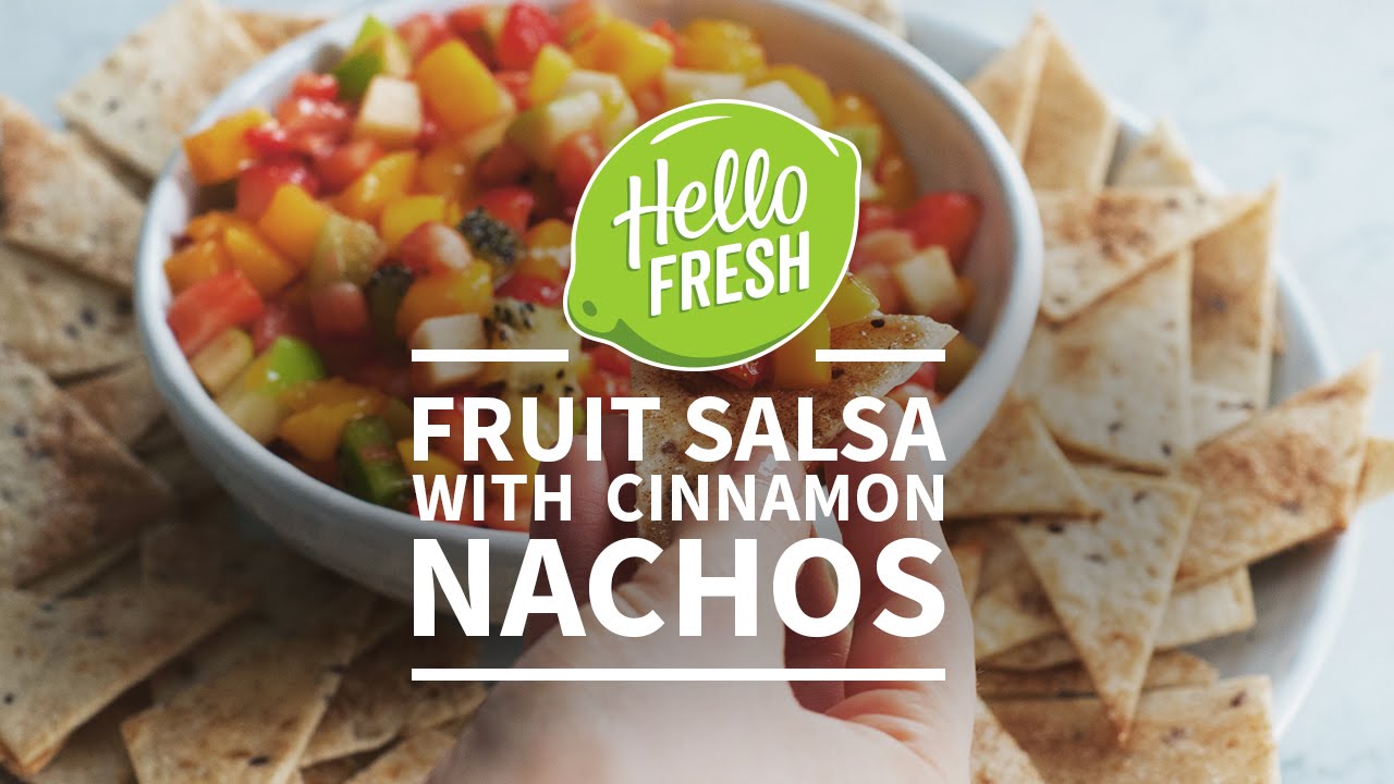 Fruit Salsa with Cinnamon Nachos