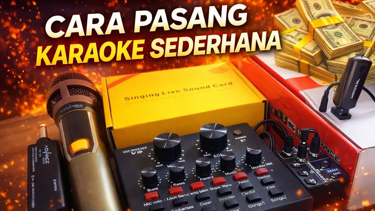 Cara Mudah Pasang Karaoke Sederhana dari Awal Sampai Selesai 2022 | Karaoke Murah Meriah di Rumah