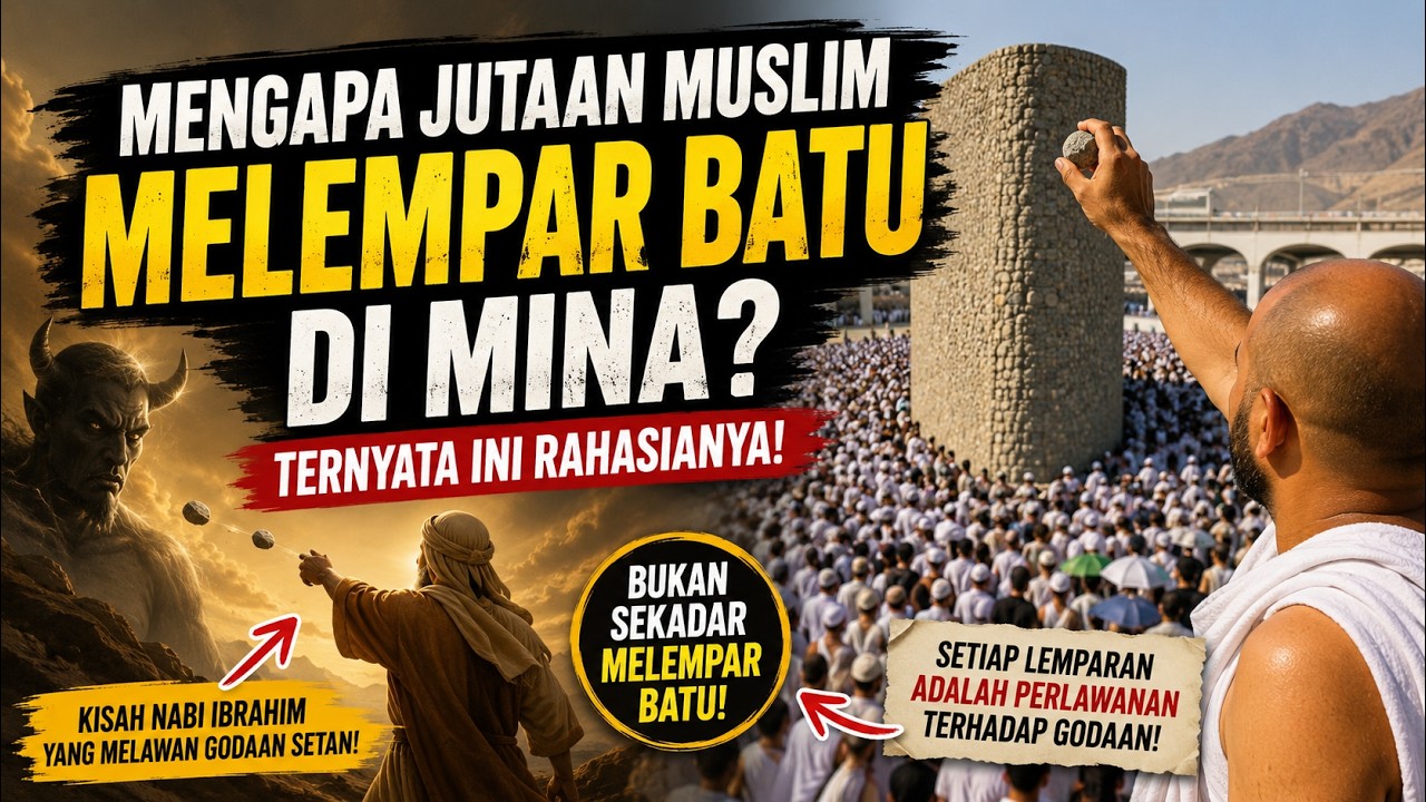 Mengapa Jutaan Muslim Melempar Batu di Mina? Ternyata Ini Rahasianya!