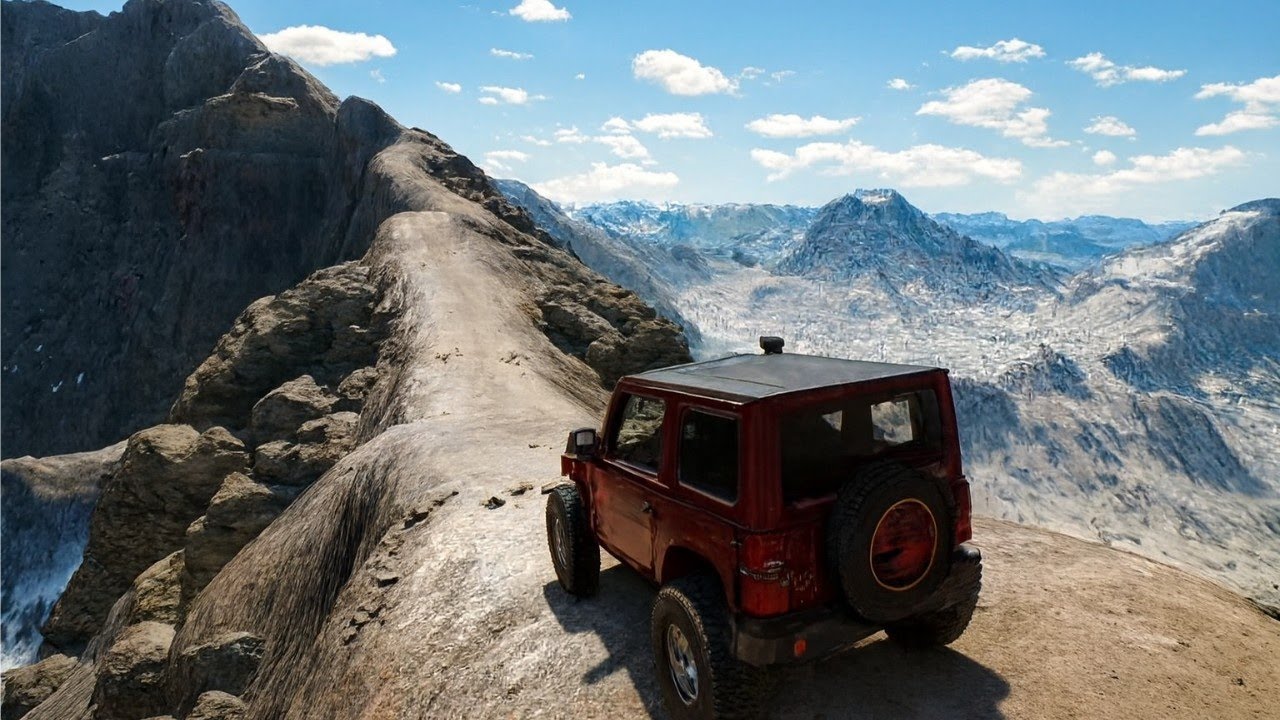 Indian Modified THAR Gameplay 🚙 on Dangerous Roads | Off-Road or Accident? 🔴 LIVE #09