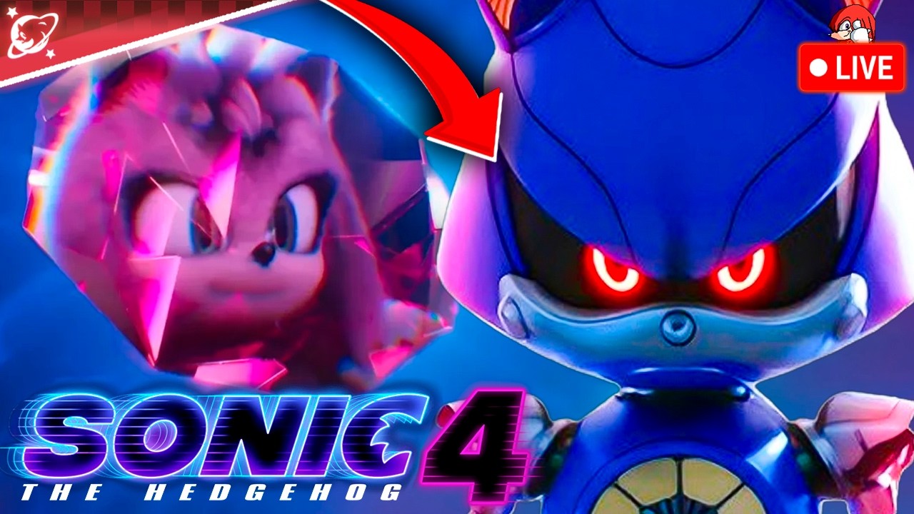 NOVO TEASER DE SONIC 4: O FILME! | TEREMOS VIAGEM NO TEMPO? - ANÁLISE E TEORIAS! (AO VIVO)