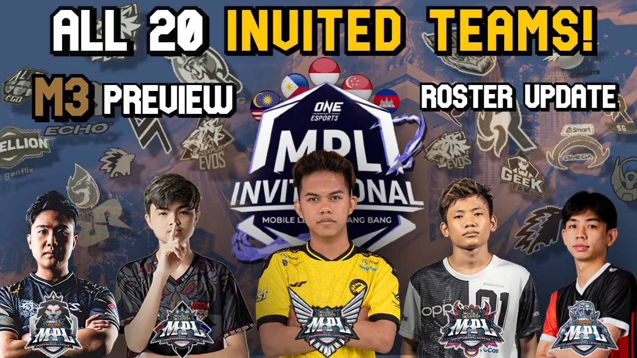 ONE ESPORTS MPL INVITATIONAL 2021! ALL 20 TEAMS! FIGHT BEFORE M3 WORLD CHAMPIONSHP!