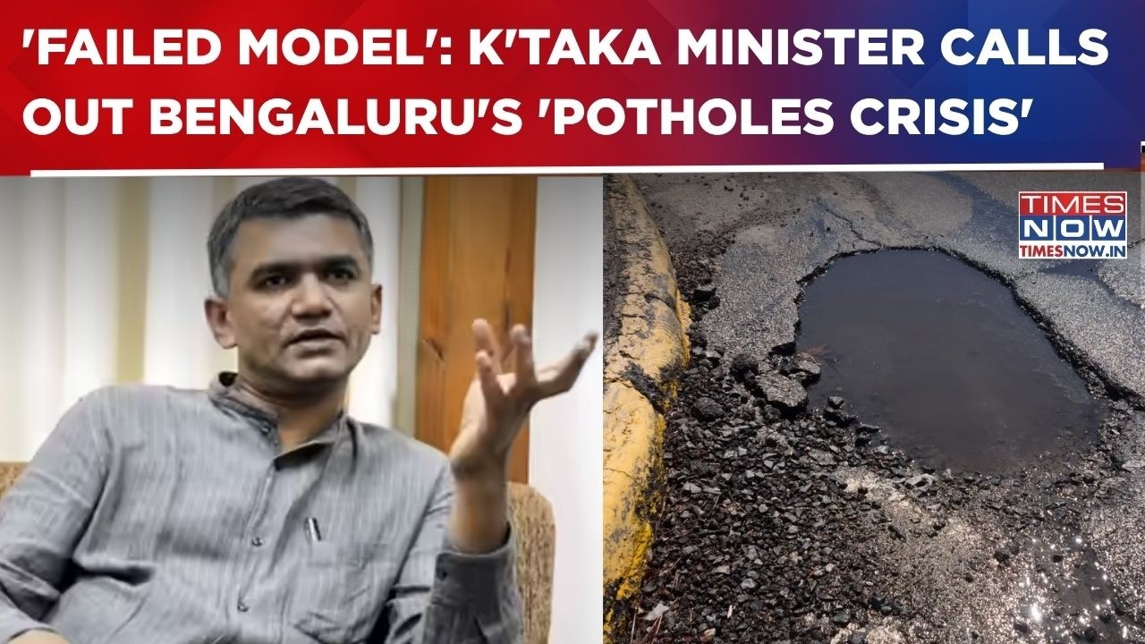 Karnataka Minister Calls Bengaluru 'Failed Model', Flags Potholes And Civic Neglect | WATCH