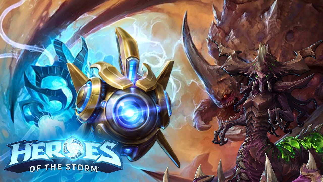 Classic Protoss vs Zerg on Hanamura Temple! | Heroes of the Storm (Hots) Probius Gameplay