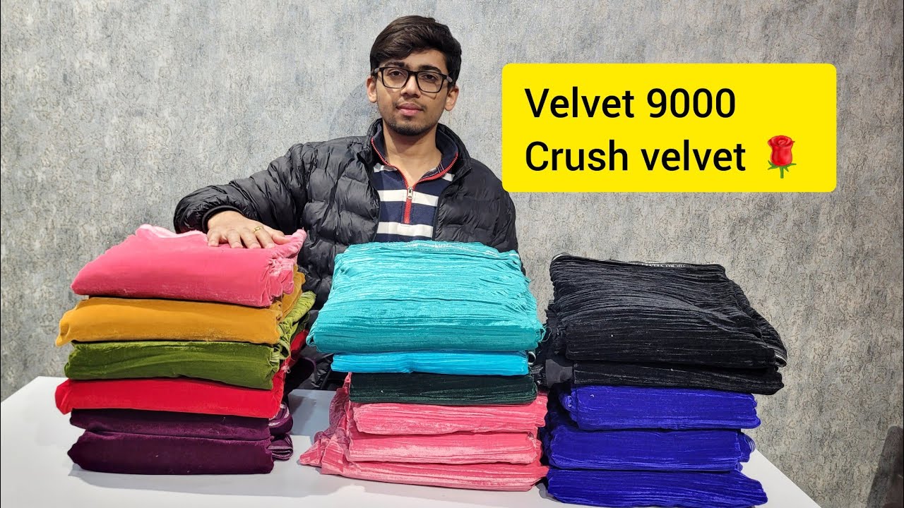 STOCK CLEARANCE SALE 🤩 Velvet 9000 Crush Velvet 🌹- Rohtak 
