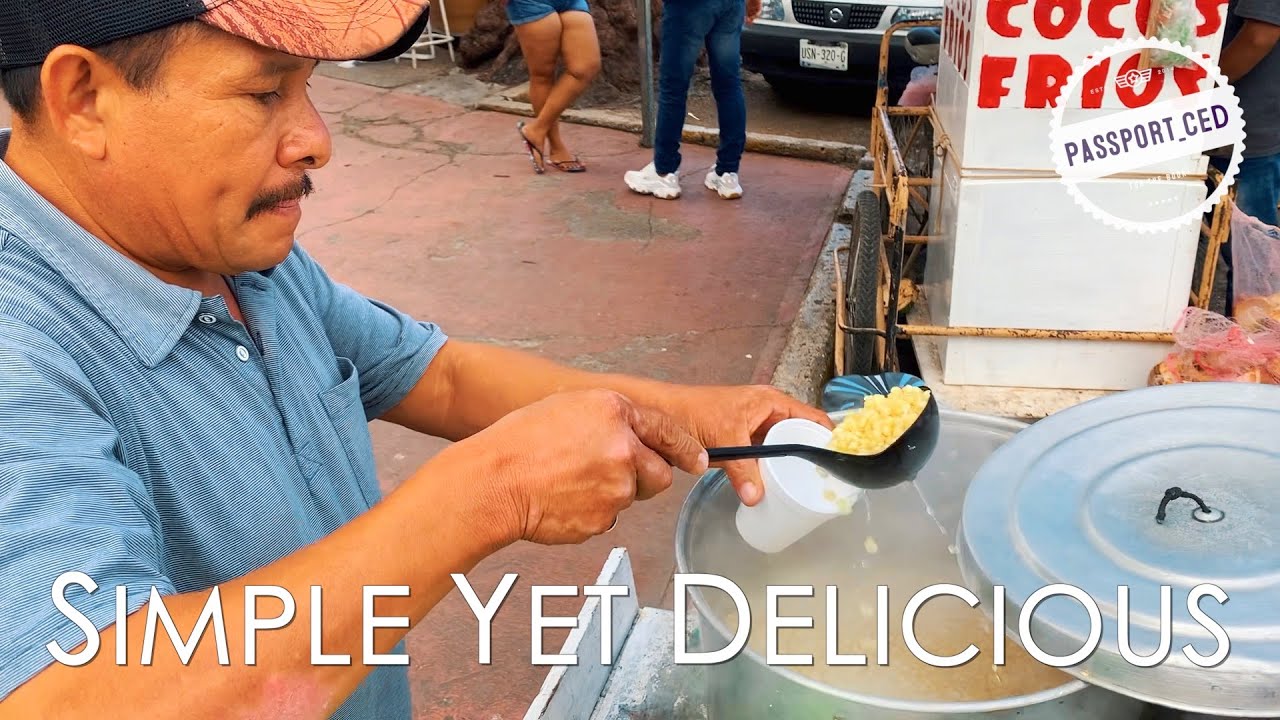 Mexican Corn In A Cup (Esquites) - Cancun, Mexico