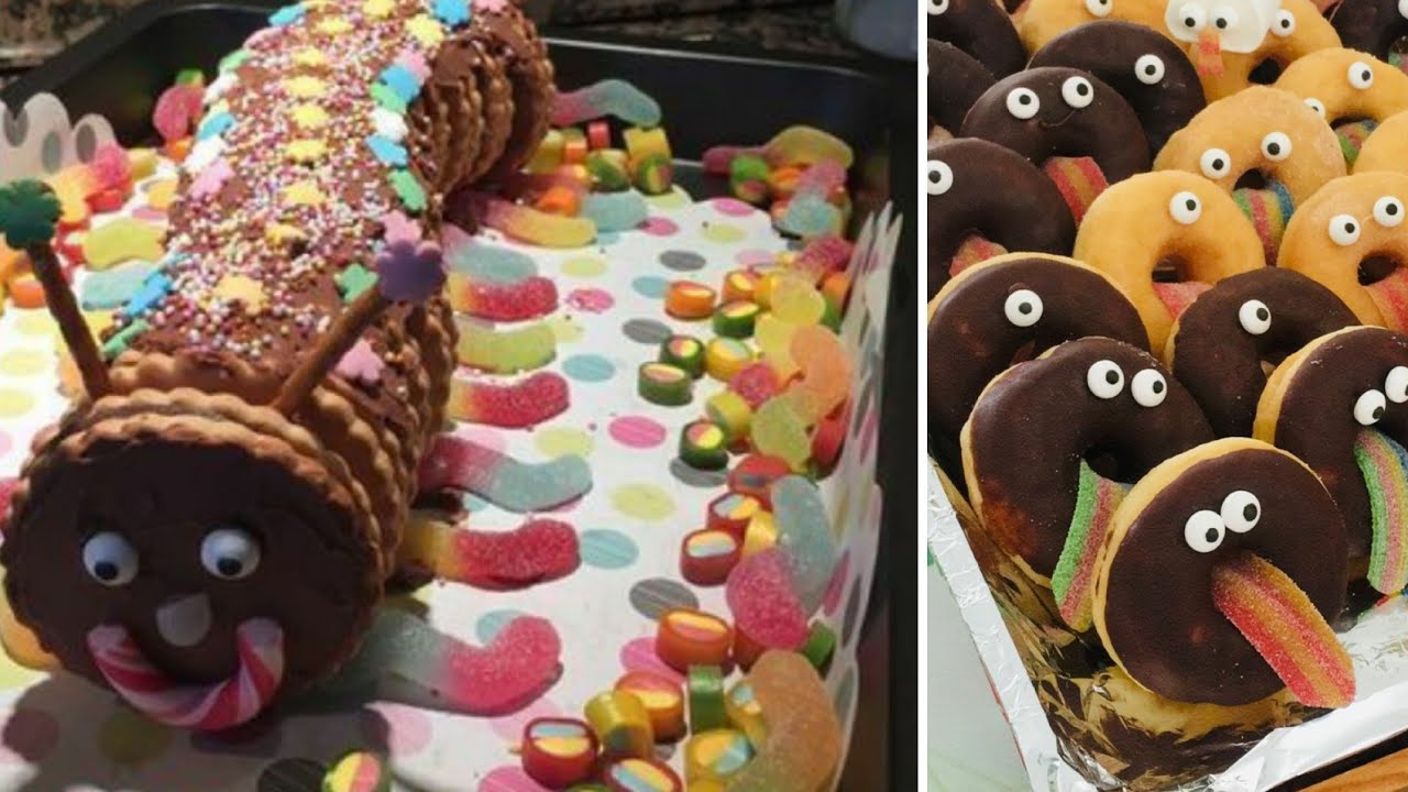 Idee 🎂 für kindergarten  افكار لعيد ميلاد اطفال الروضة بدون كريمة