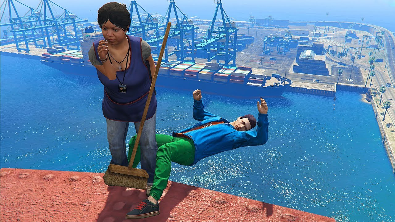 GTA 5 Water Fails | Ragdolls vol.42 (Euphoria physics)