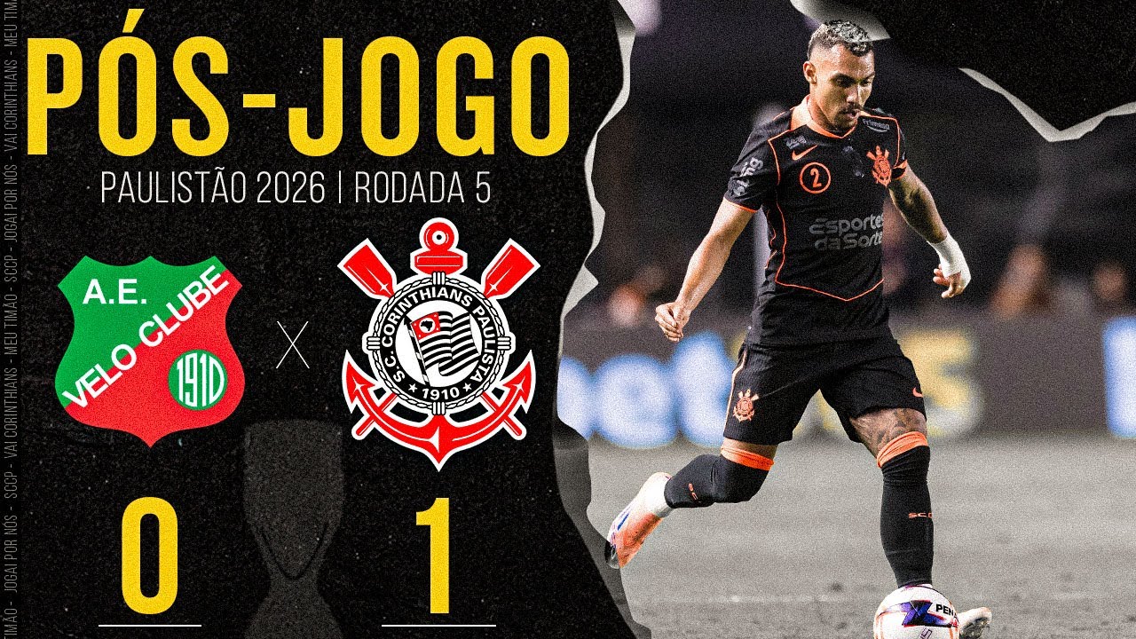 PRÉ-JOGO: VELO CLUBE X CORINTHIANS 🔴 NARRAÇÃO E IMAGENS AO VIVO | PAULISTÃO 2026